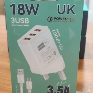 Home Charger Original Ldo-By120 18W Qc3.0 3 Usb